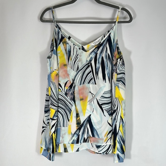 Addition Elle Chiffon Double Layer Pattern Tank Top - Picture 5 of 11